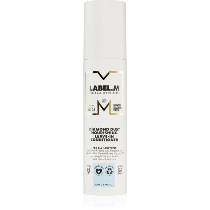 label.m Diamond Dust Leave-In Conditioner voor Droog en Beschadigd Haar 150 ml