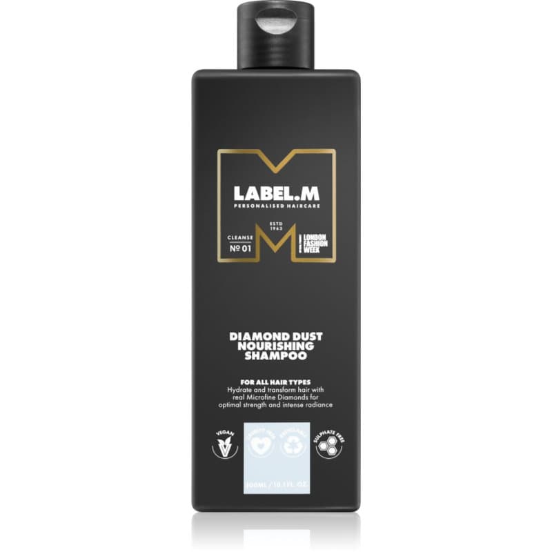 label.m Diamond Dust Reinigende Shampoo voor Alle Haartypen 300 ml