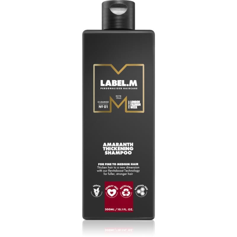 label.m Amaranth Verdikking Shampoo voor Fijn Haar 300 ml