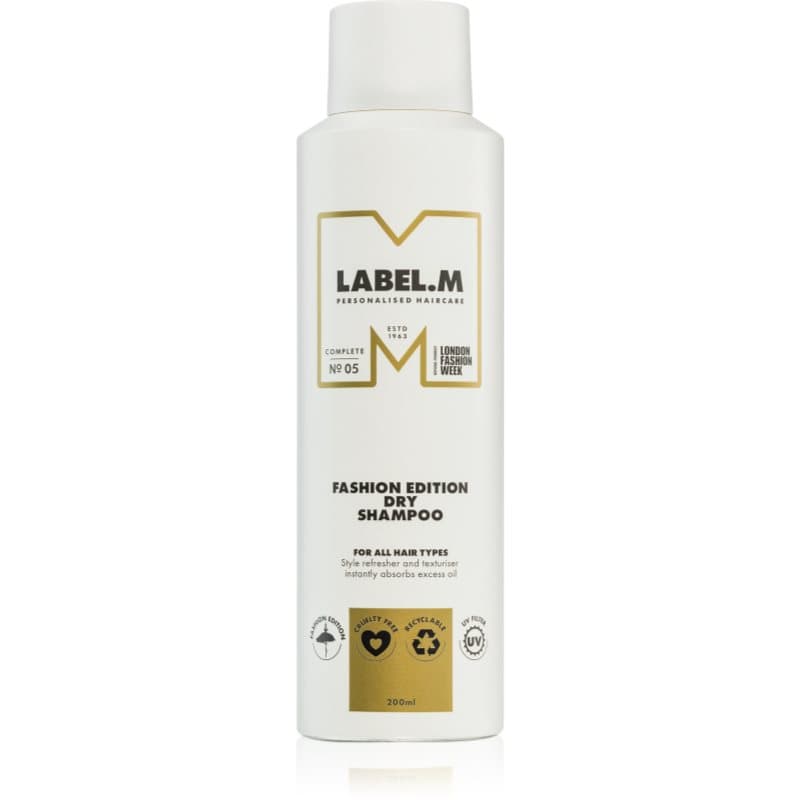 label.m Fashion Edition Droog Shampoo voor Blond Haar 200 ml