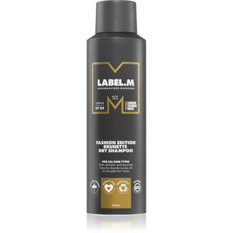 label.m Fashion Edition Droog Shampoo voor donker haar 200 ml