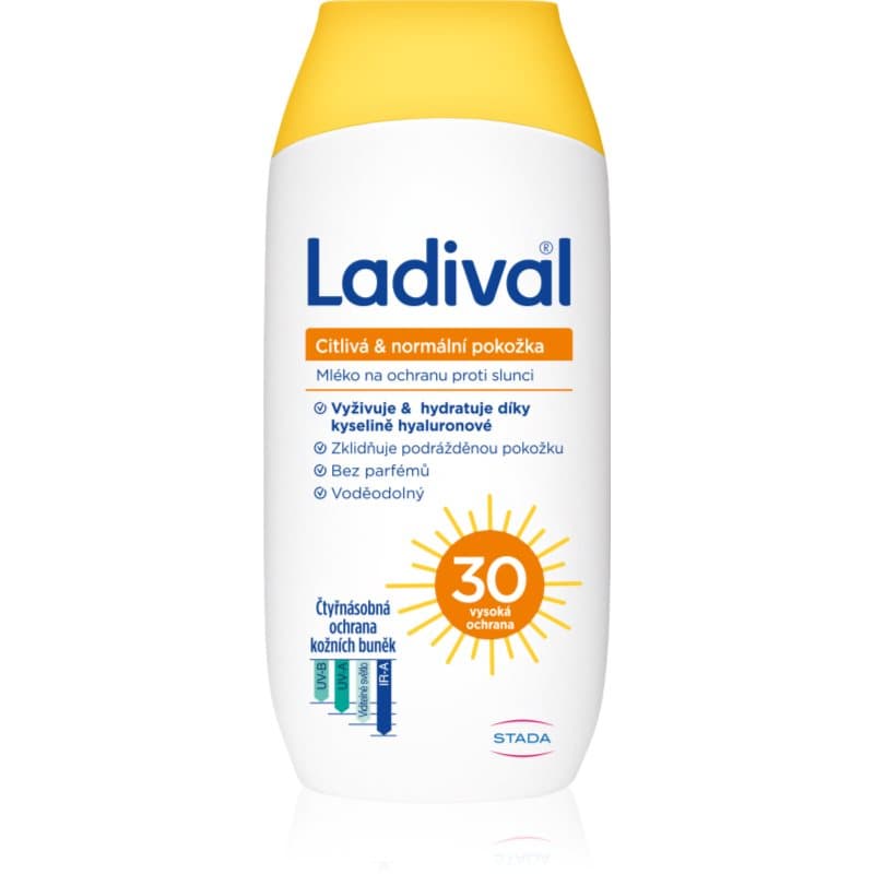 Ladival Sensitive and Normal Skin Beschermende Melk voor bescherming tegen Zonnestraling SPF 30 200 ml
