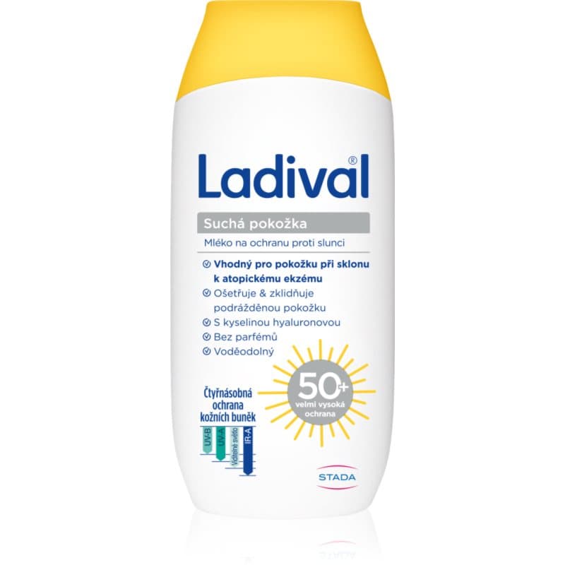 Ladival Dry Skin Beschermende Melk voor bescherming tegen Zonnestraling SPF 50+ 200 ml