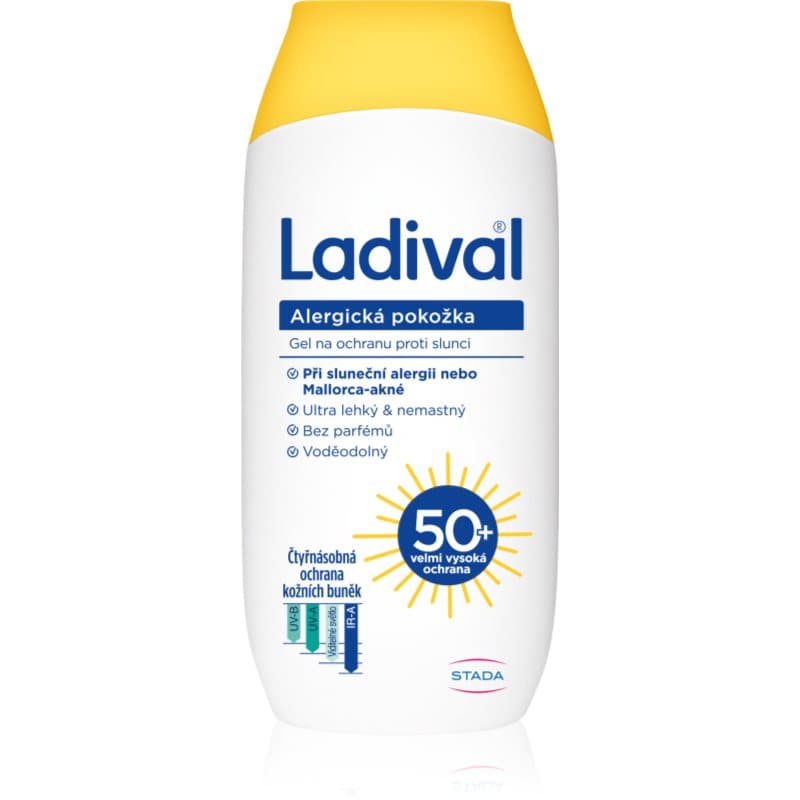 Ladival Allergic Skin Beschermende Zonnebrand Gelcrème tegen Zonneallergie SPF 50+ 200 ml
