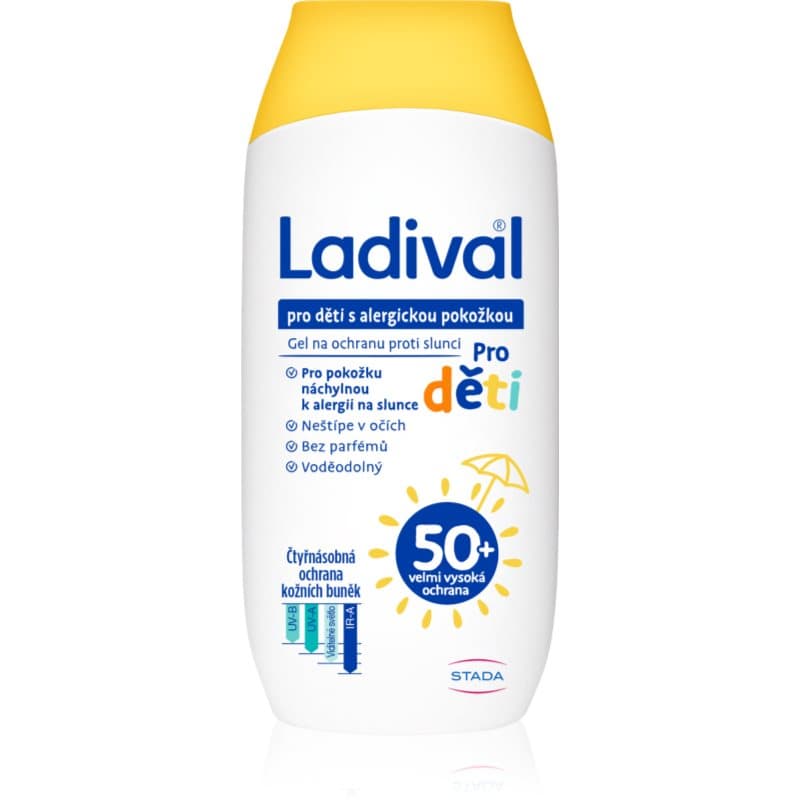 Ladival Kids Beschermende Gel voor bescherming tegen Zonnestraling 50+ 200 ml
