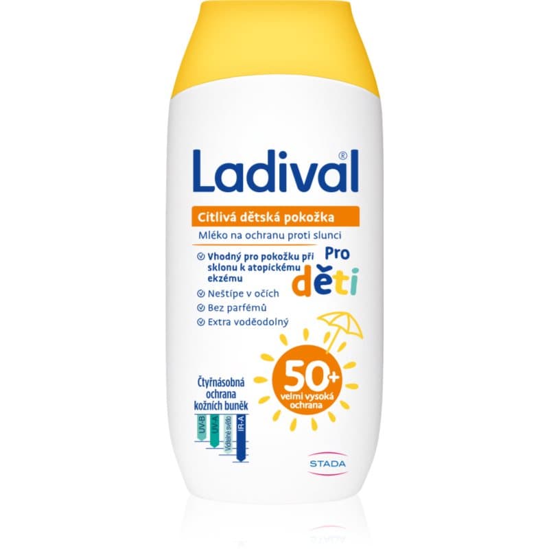 Ladival Kids Beschermende Melk voor Gevoelige Huid SPF 50+ 200 ml