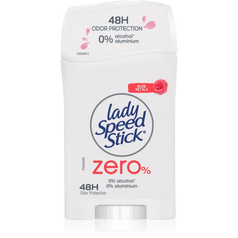 Lady Speed Stick Zero Fresh Rose Petals Deo Stick Zonder Aluminiumzout 40 g