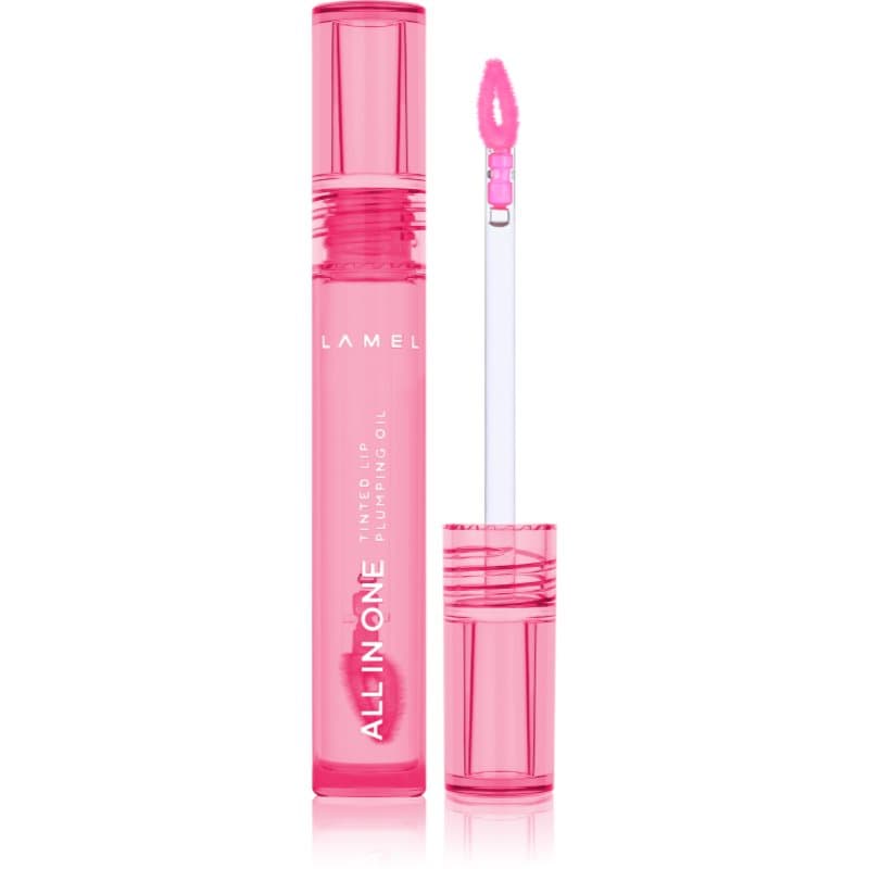 LAMEL All in One Lip Tinted Plumping Oil toniserende lippenolie voor Meer Volume № 403 Watermelon 3 ml