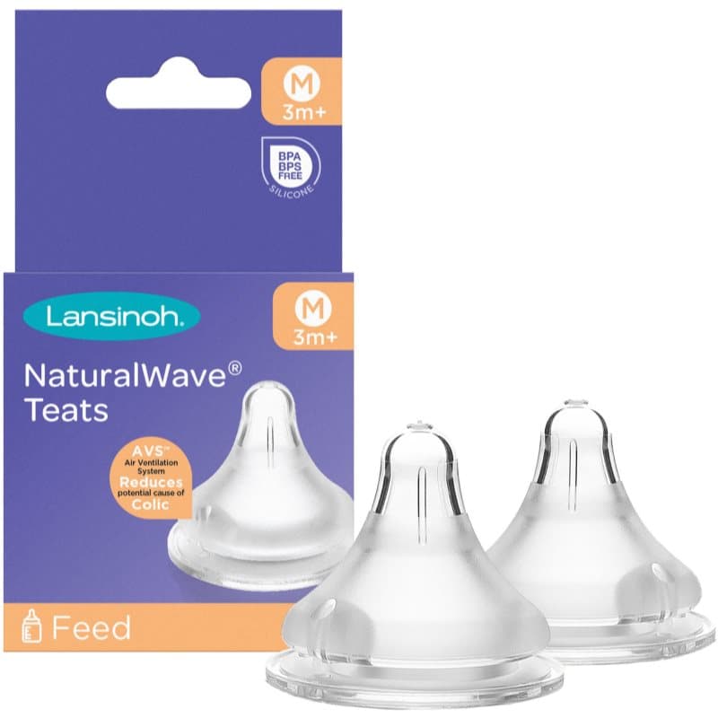 Lansinoh NaturalWave flesspeen Medium 2 st