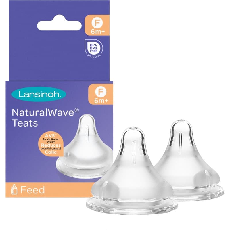 Lansinoh NaturalWave flesspeen Fast 2 st