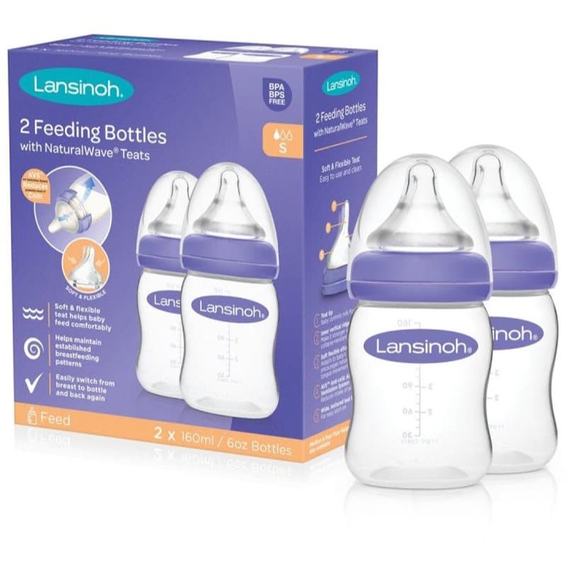 Lansinoh NaturalWave babyfles 2x160 ml