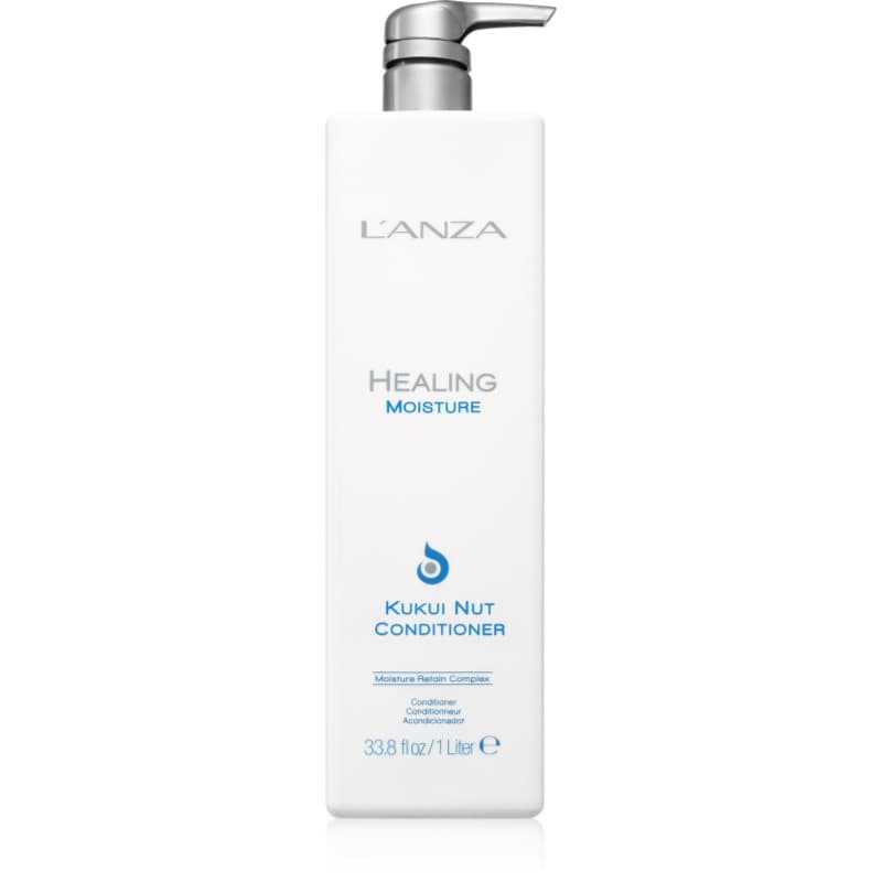 L'anza Healing Moisture Kukui Nut Conditioner Hydraterende Conditioner voor Iedere Dag 1000 ml