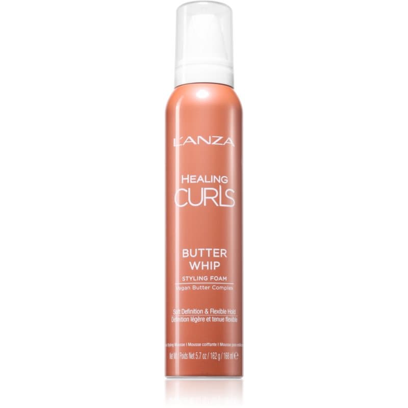 L'anza Healing Curls Butter Whip Styling Schuim Voor Golvend en Krullend Haar 168 ml