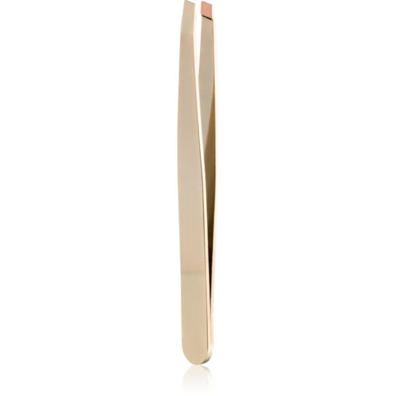 Lash Brow Gold Premium Pincet met Schuine Punten 1 st