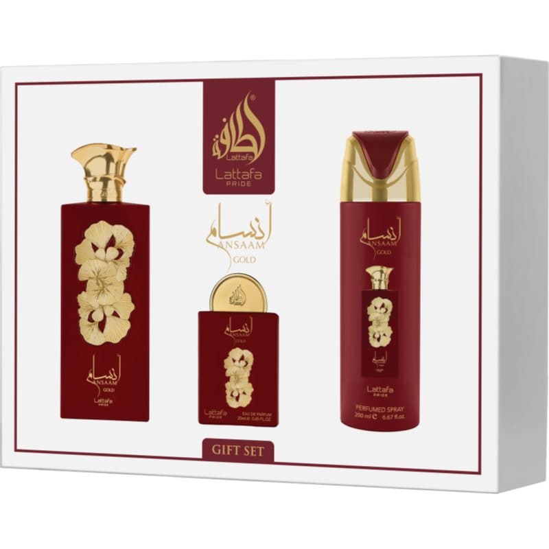 Lattafa Ansaam Gold Gift Set voor Vrouwen 1 st