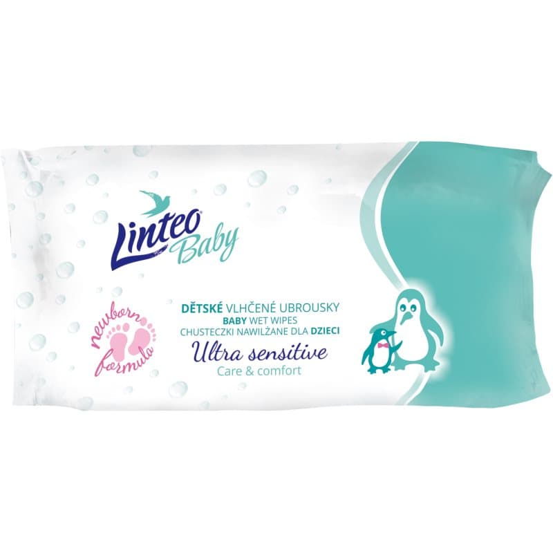 Linteo Baby Ultra Sensitive Tedere Vochtige Babydoekjes 64 st