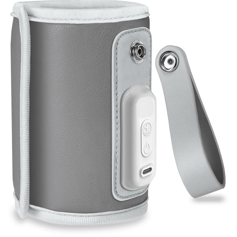 Lionelo Care Thermup Go babyflessenwarmer Grey Silver 1 st