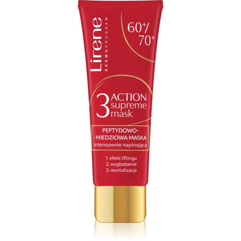 Lirene 3 Action Supreme Mask Lifting en Verstevigende Masker voor Rijpe Huid 50 ml