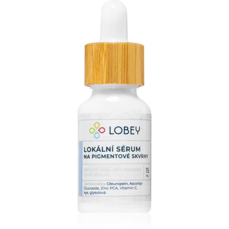 Lobey Skin Care Lokální sérum na pigmentové skvrny Gezichtsserum tegen Pigmentvlekken 15 ml
