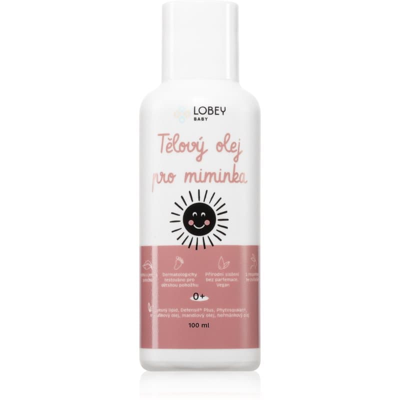 Lobey Baby Care Body Oil Body Olie voor baby’s 100 ml