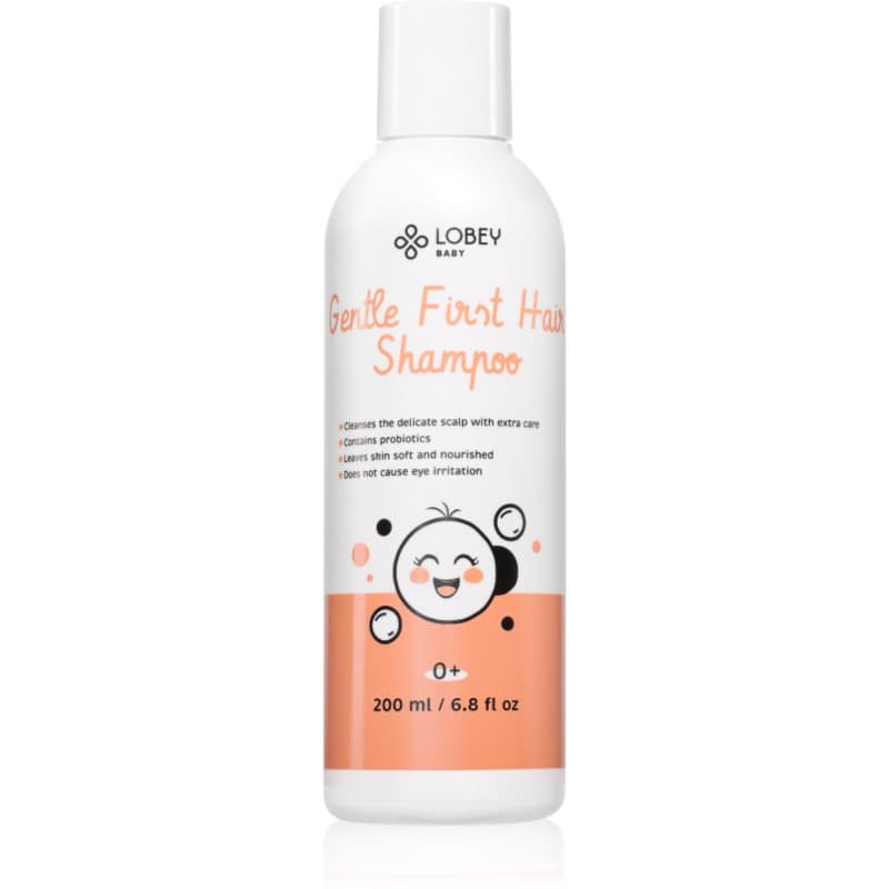 Lobey Baby Care milde shampoo voor kinderen en baby‘s vanaf de geboorte 200 ml