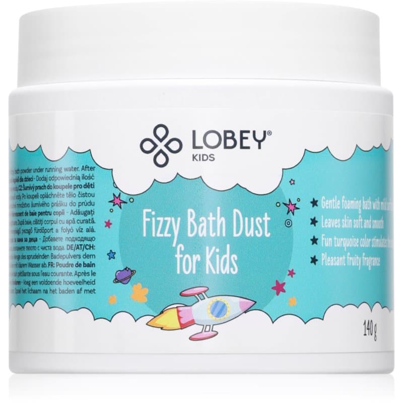 Lobey Kids Fizzy Bath Dust bad producten voor Kinderen 140 g