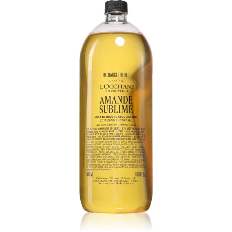 L’Occitane Amande Sublime Softening Shower Oil Doucheolie 500 ml