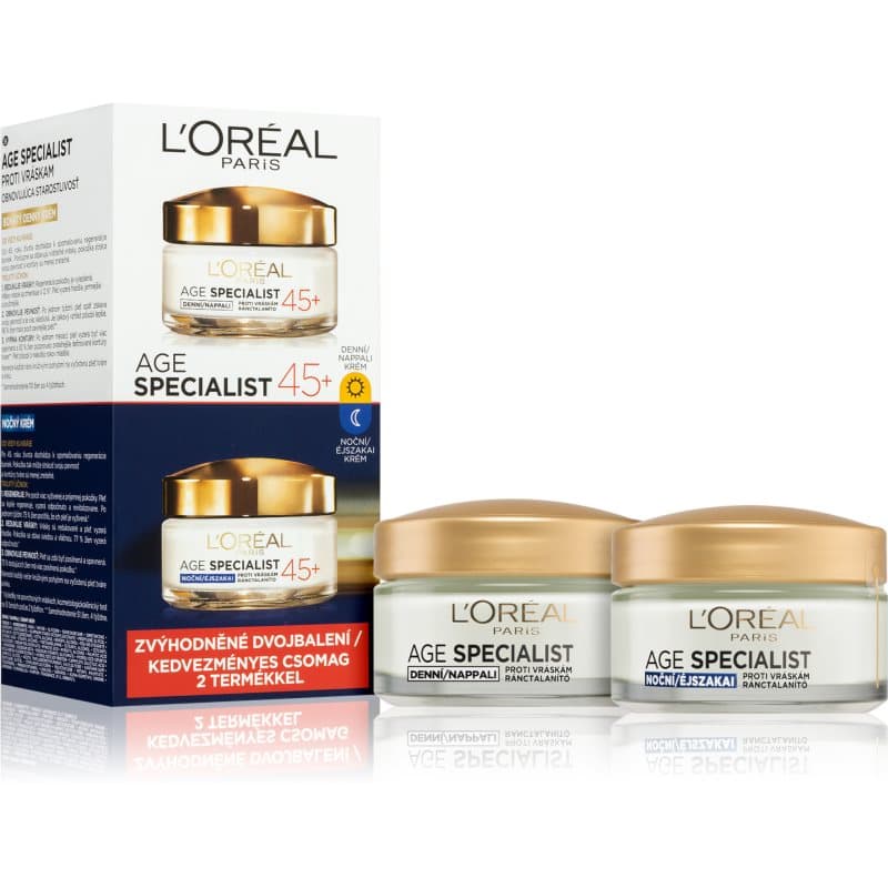 L’Oréal Paris Age Specialist 45+ handige verpakking voor Rijpe Huid