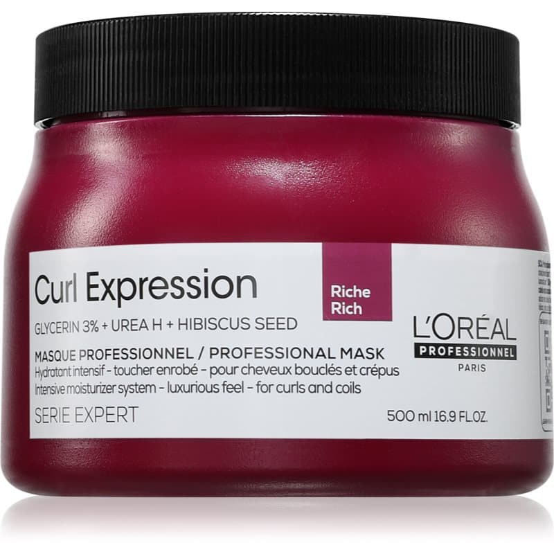 L’Oréal Professionnel Curl Expression Curl Expression Rich mask Intensief Hydraterende Masker Voor Golvend en Krullend Haar 500 ml