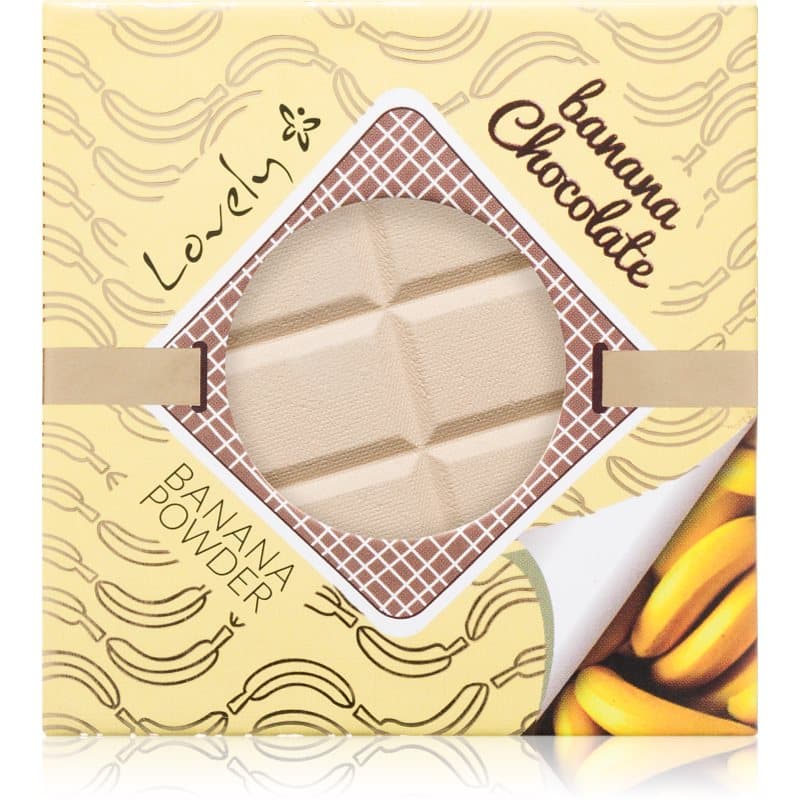 Lovely Banana Chocolate Compacte Poeder voor Egalisatie van Huidtint 9 g