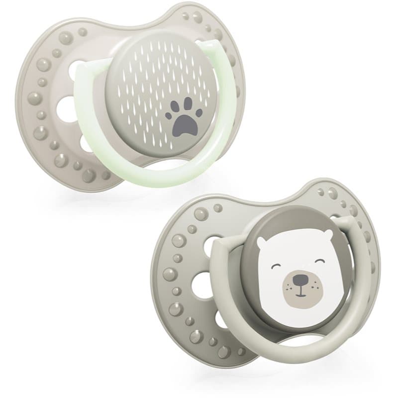 LOVI Buddy Bear fopspeen 6-18 m 2 st