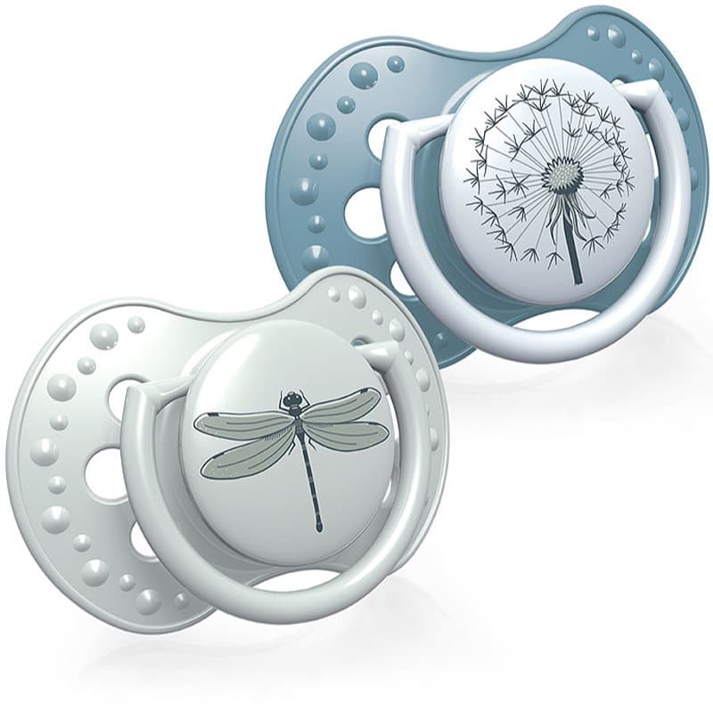 LOVI Botanic 6-18m fopspeen Boy 2 st