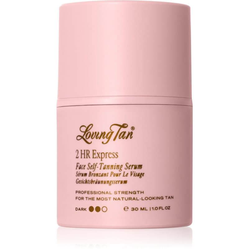 Loving Tan 2 HR Express Zelfbruinende Gezichts Serum Tint Dark 30 ml