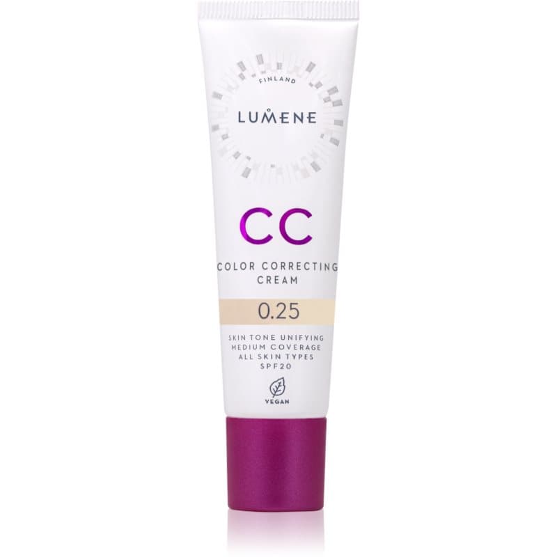 Lumene CC Color Correcting Cream CC Crème voor Egale Huidtint SPF 20 Tint 0.25 (Neutral) 30 ml