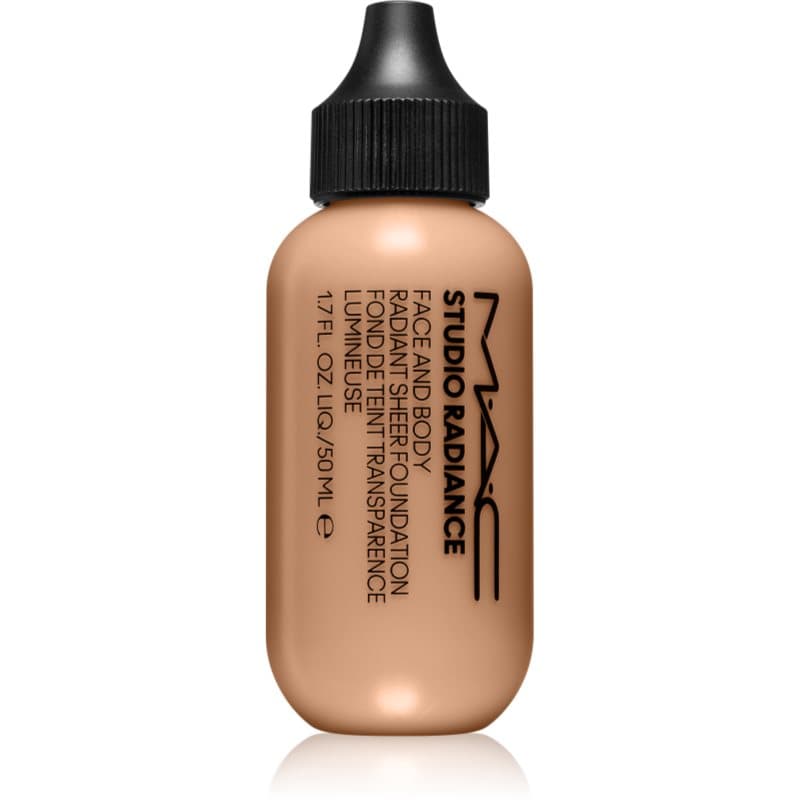 MAC Cosmetics Studio Radiance Face and Body Radiant Sheer Foundation Lichte make-up voor gezicht en lichaam Tint N4 50 ml
