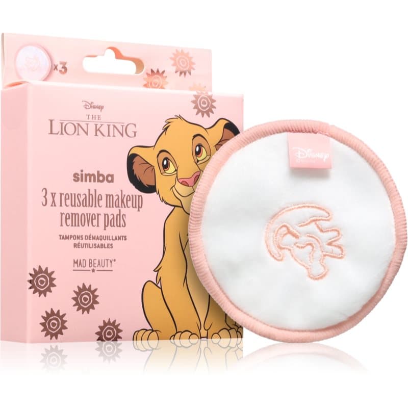 Mad Beauty Lion King Simba Make-up Removel Pads 3 st