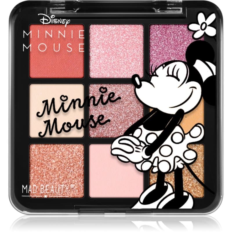 Mad Beauty Minnie Bow Magic Eyeshadow Palette oogschaduw palette 9x1.5 g