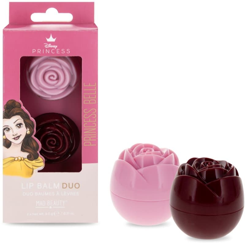 Mad Beauty Disney Princess Belle Lippenbalsem 2x6 g