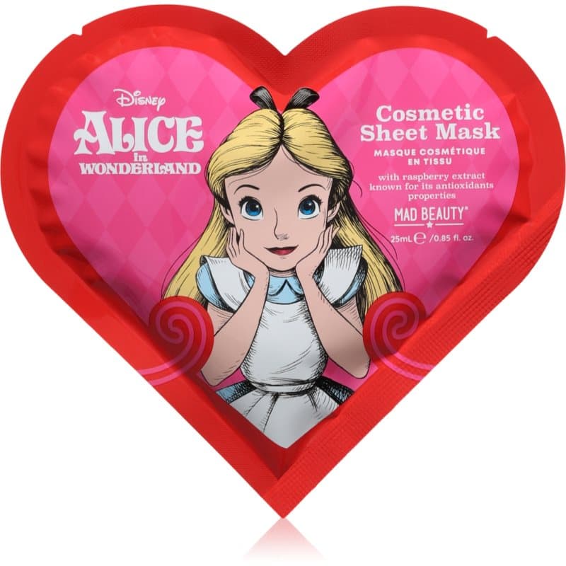 Mad Beauty Alice in Wonderland hydraterende sheet mask 25 ml