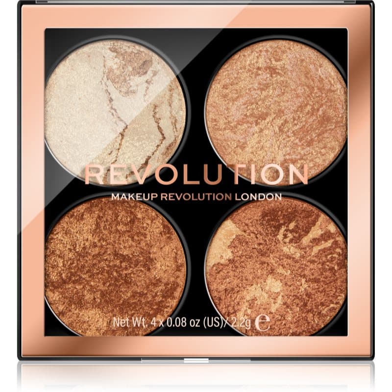 Revolution Cheek Kit palette voor het gezicht Tint Don’t Hold Back 4x2.2 g