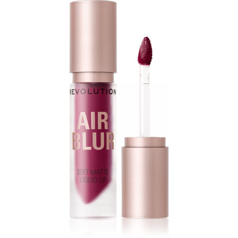 Revolution Air Blur Liquid Lipstick lichte vloeibare matterende lippenstift Tint Rosewood 3.5 ml