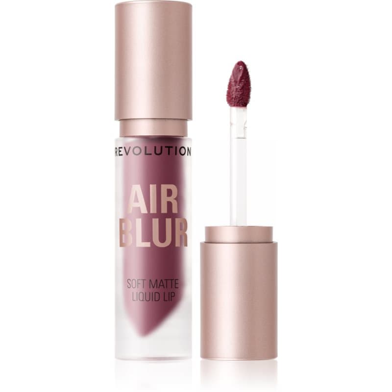 Revolution Air Blur Liquid Lipstick lichte vloeibare matterende lippenstift Tint Black Cherry 3.5 ml