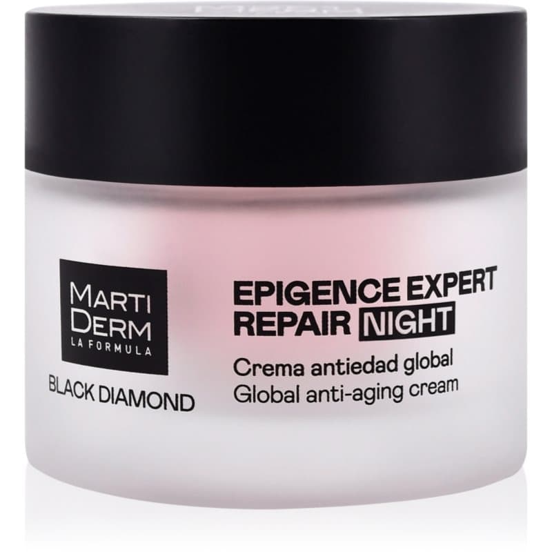 MartiDerm Black Diamond Epigence Expert Repair Night Anti-Rimpel Nachtcrème navulbare 50 ml