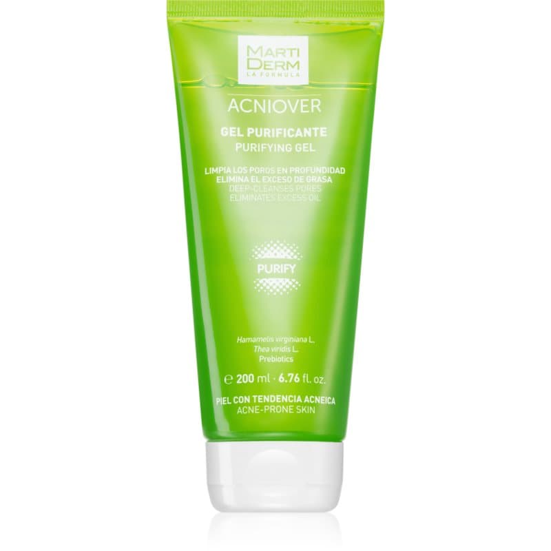 MartiDerm Acniover Purifying Gel Reinigingsgel tegen Acne 200 ml