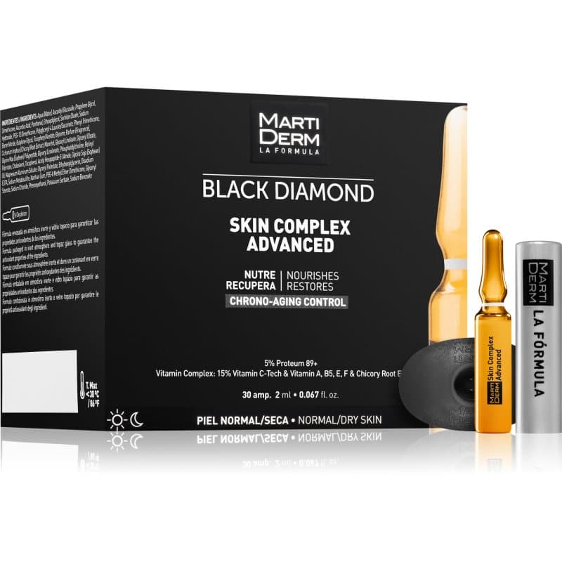 MartiDerm Black Diamond Skin Complex Advanced Ampullen voor Vermoeide Huid 30x2 ml