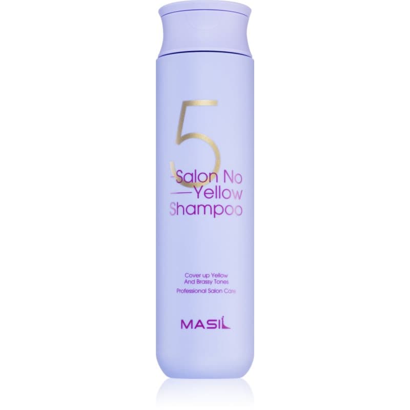 MASIL 5 Salon No Yellow Paarse Shampoo neutraliseert gele Tinten 300 ml