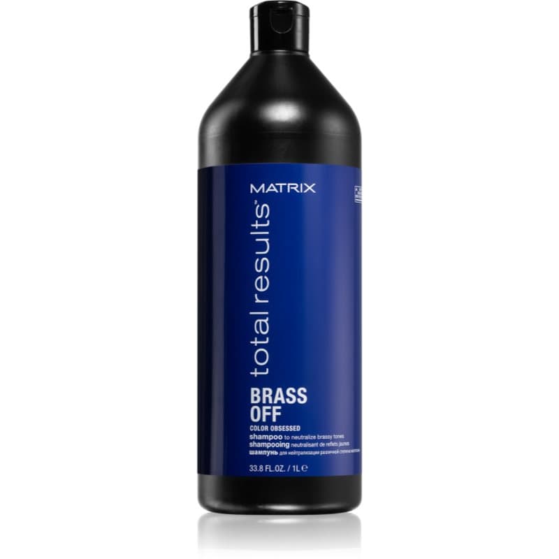 Matrix Brass Off Shampoo voor het neutraliseren van koperkleurige ondertonen 1000 ml