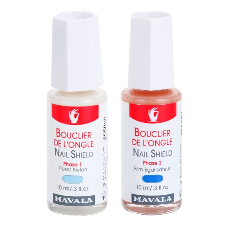 Mavala Nail Camouflage Nail Shield 2-Fasen Verzorging voor Regeneratie en Elastische Nagels 2x10 ml