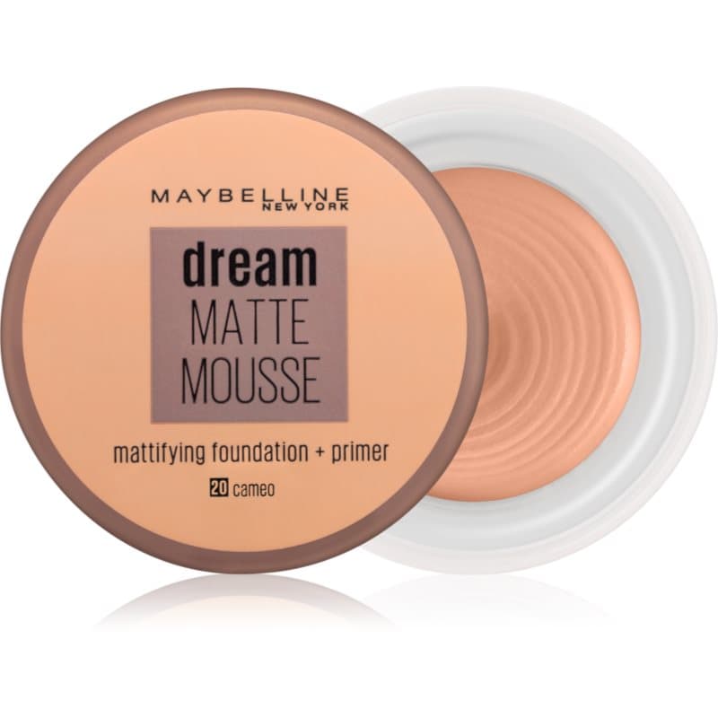MAYBELLINE NEW YORK Dream Matte Mousse Matterende Make-up Tint 20 Cameo 18 ml