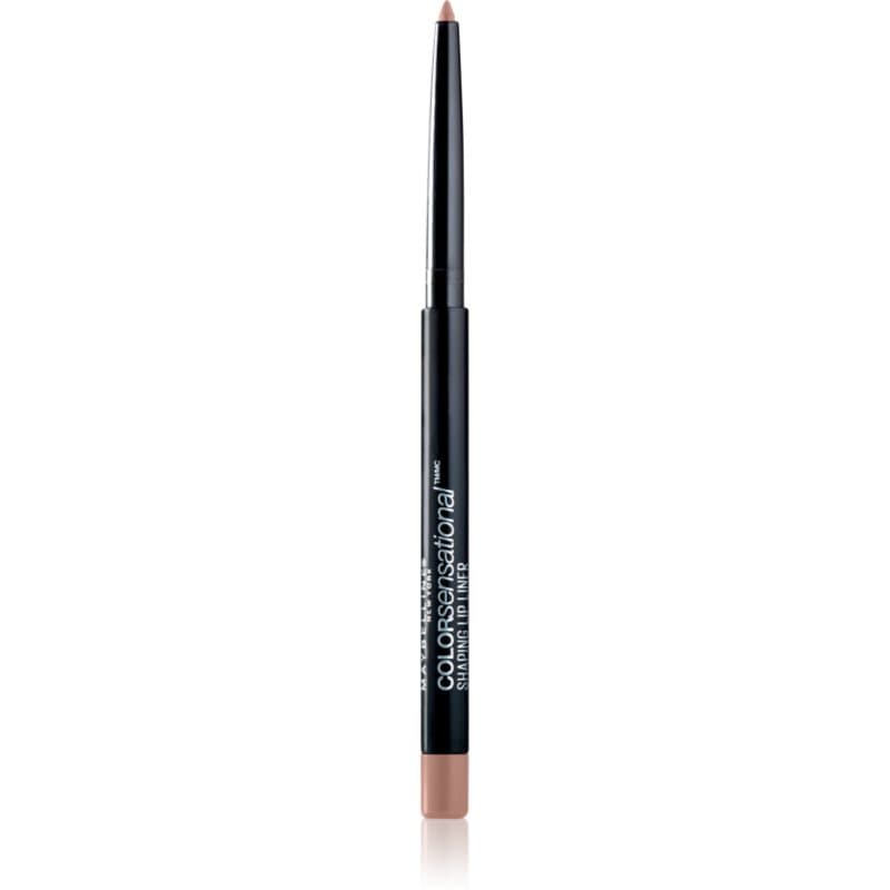 MAYBELLINE NEW YORK Color Sensational Shaping Lip Liner Lippotlood met Puntenslijper Tint 10 Nude Whisper 1.2 g